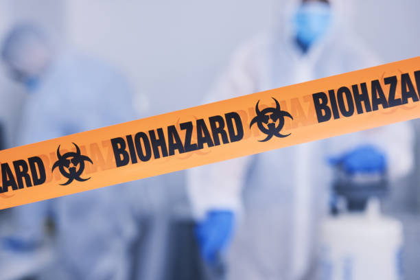 Professional Biohazard Cleanup technician working in Richwood, OH